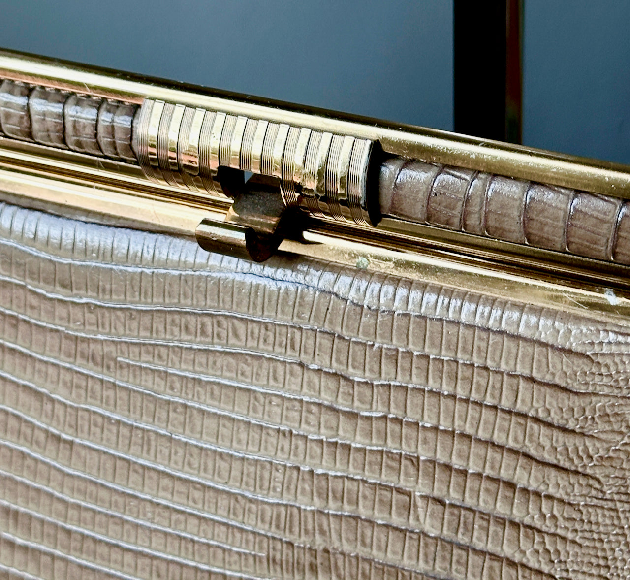 "Seal of Approval" Upcycled VIntage 1960s Handbag