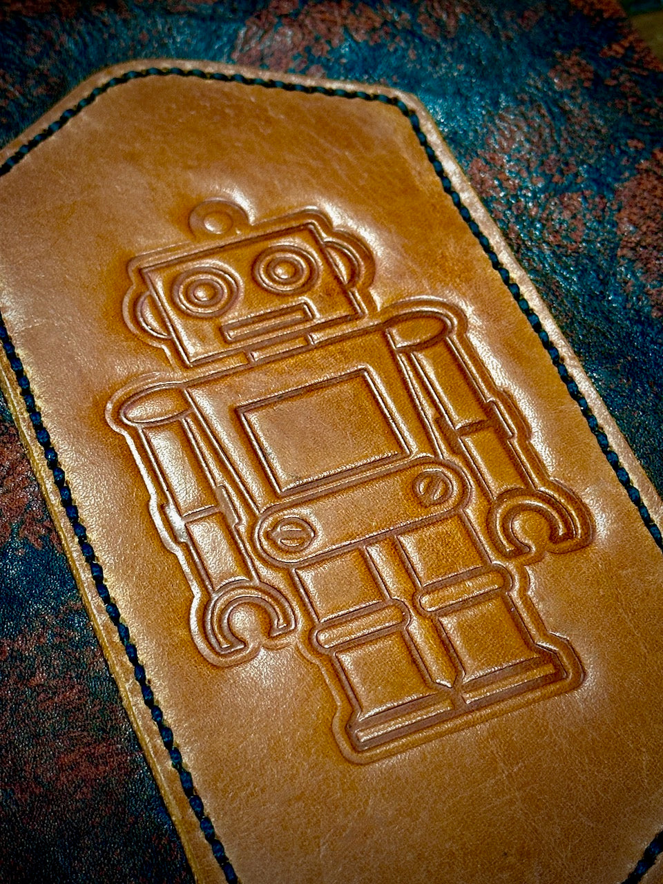 "Robbie Robot" Leather Journal