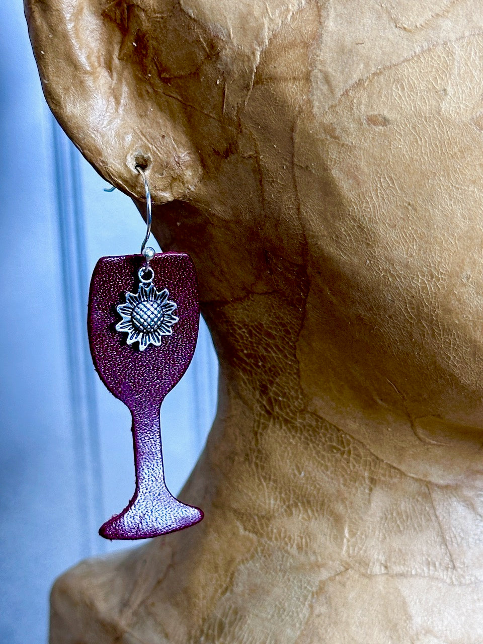 "Sunflower Wine" Earrings