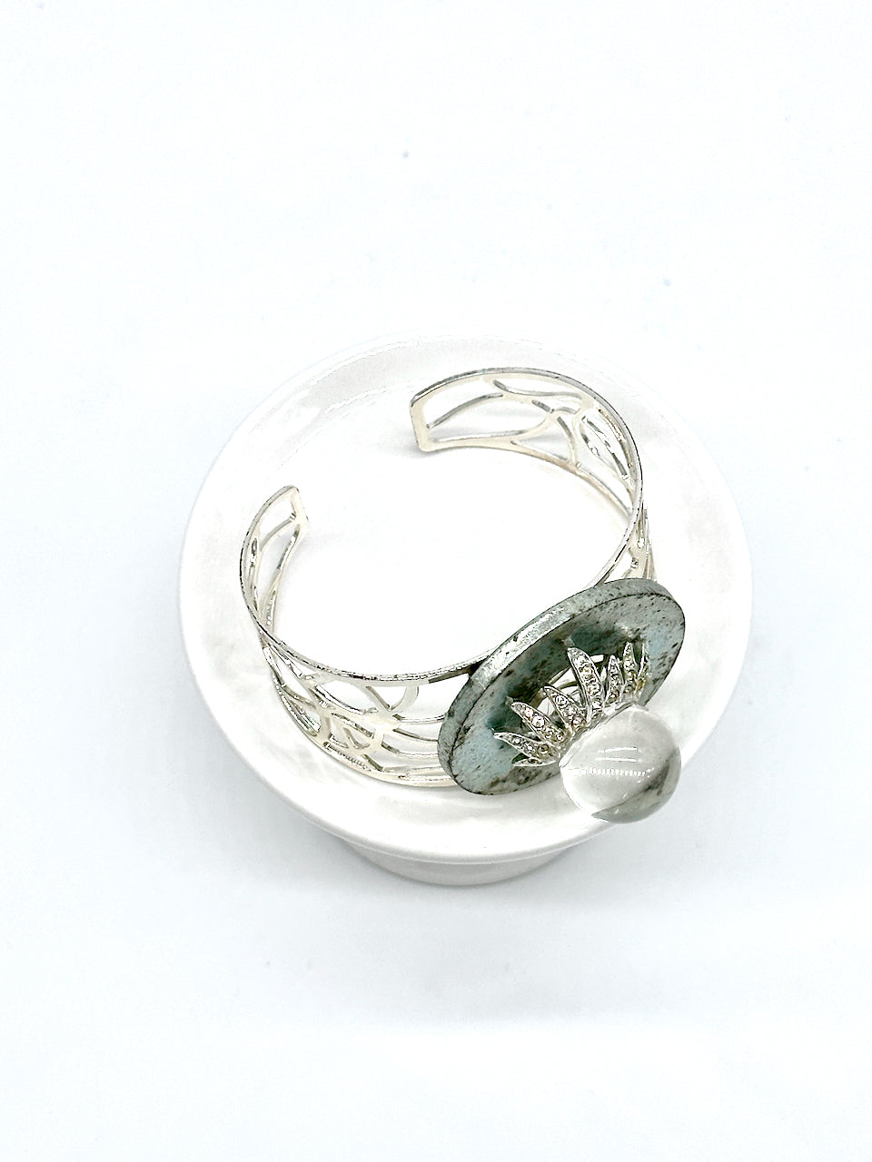 Glam Industrial Cuff Bracelet