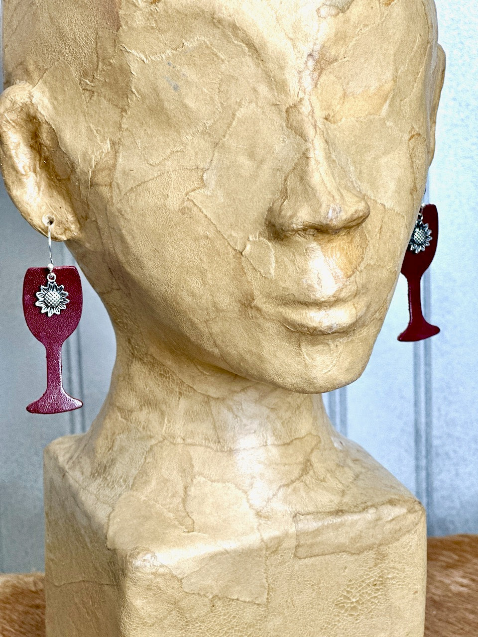 "Sunflower Wine" Earrings
