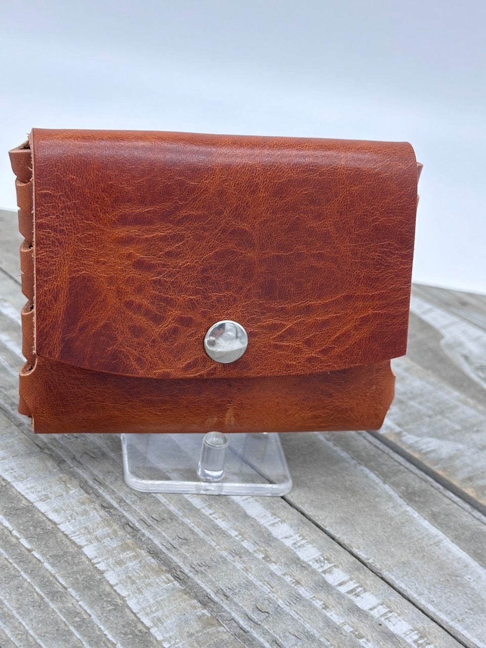 "The Cash Cache" Wallet in Cognac Brown