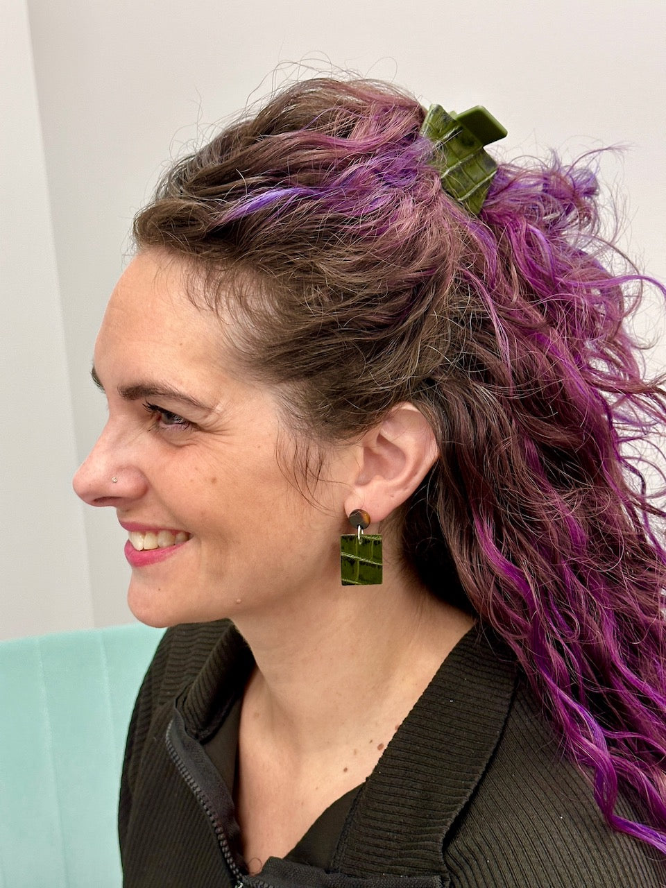 "The Bokon" Hair Clip and Earrings