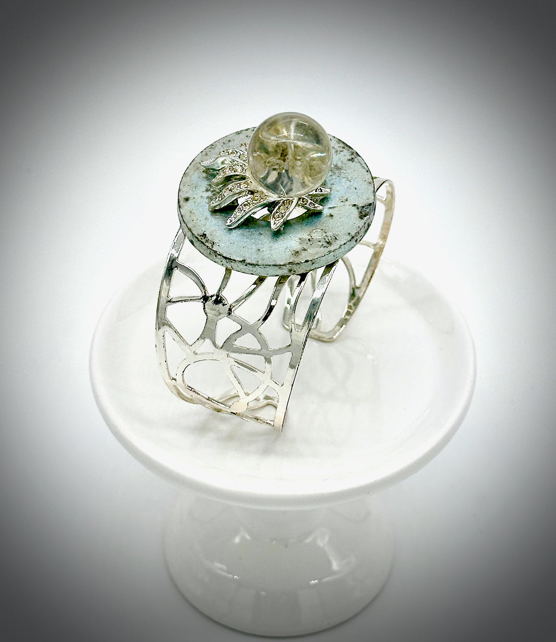 Glam Industrial Cuff Bracelet