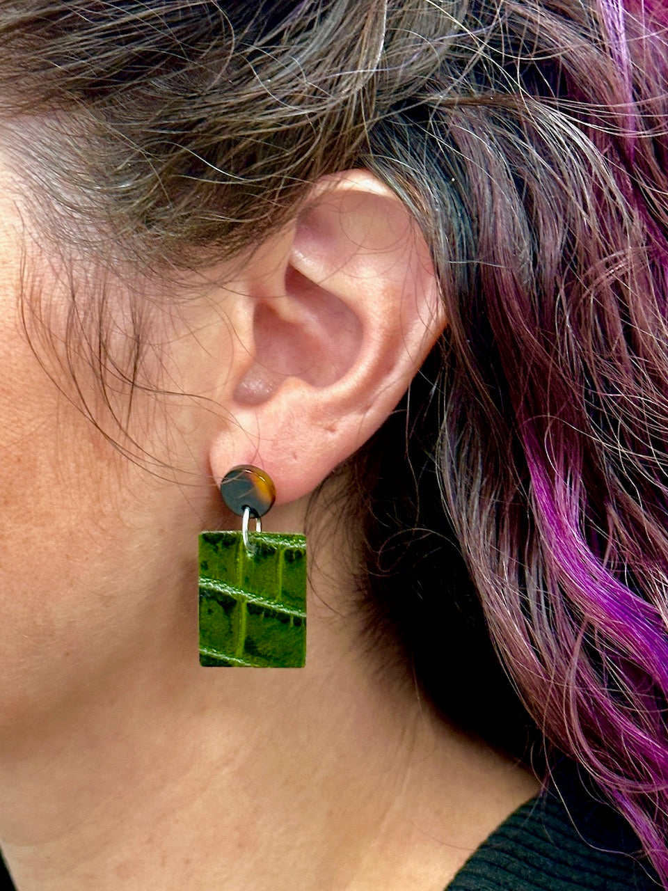 "The Bokon" Hair Clip and Earrings