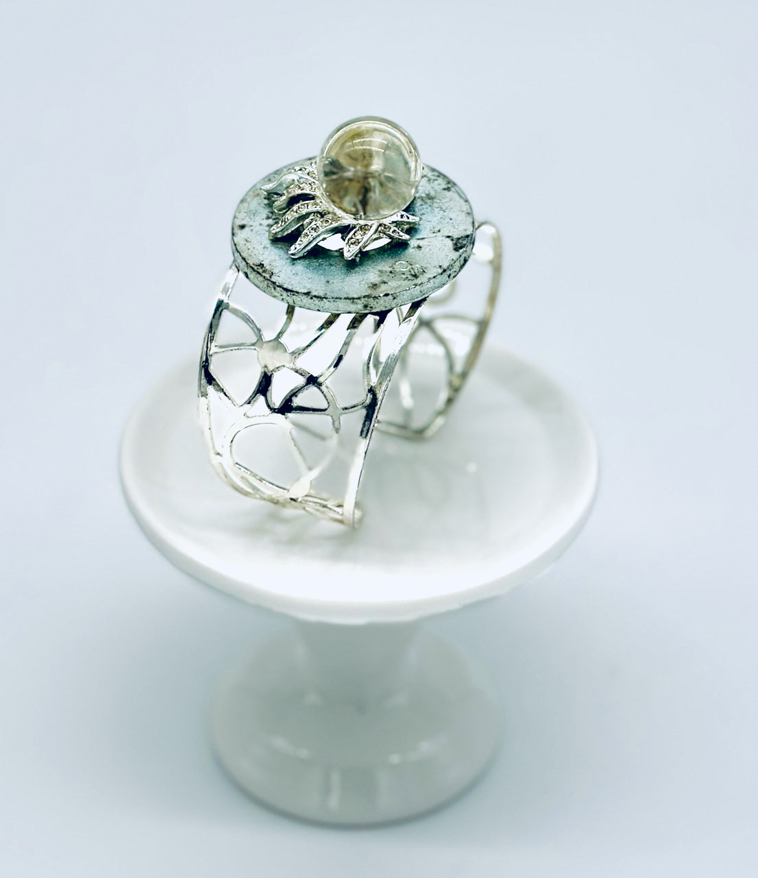 Glam Industrial Cuff Bracelet
