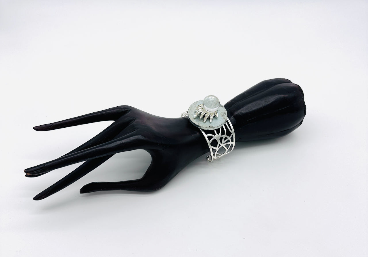 Glam Industrial Cuff Bracelet