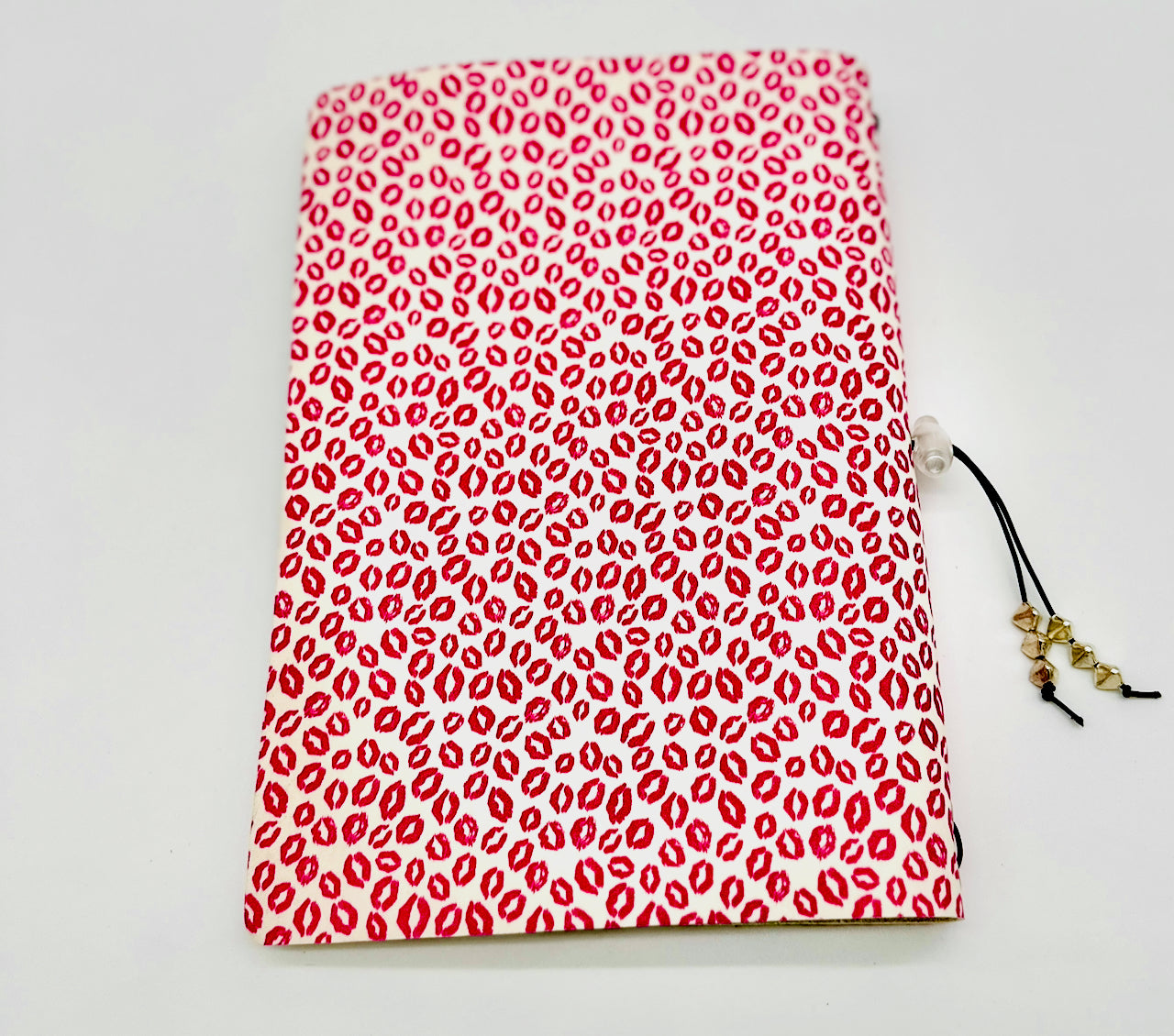 "Rhinestones Make Me Dance" Skeleton Refillable Leather Journal