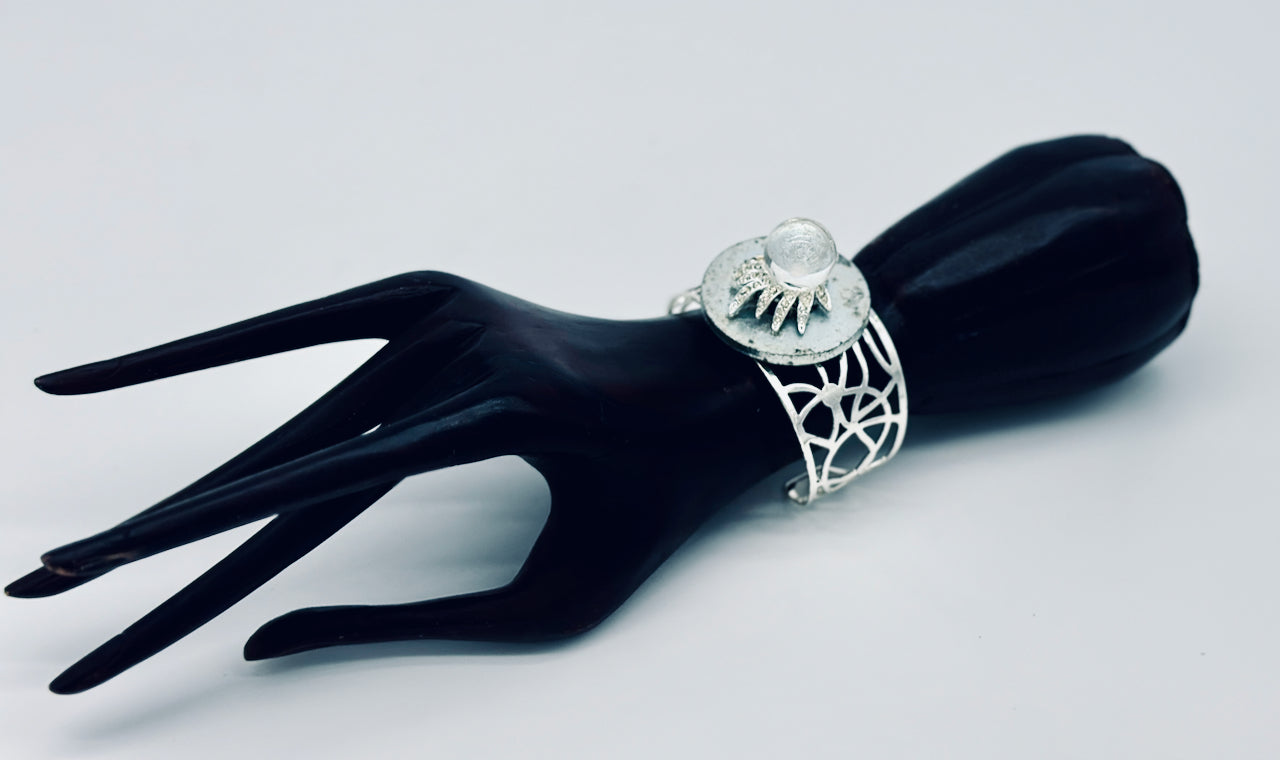 Glam Industrial Cuff Bracelet