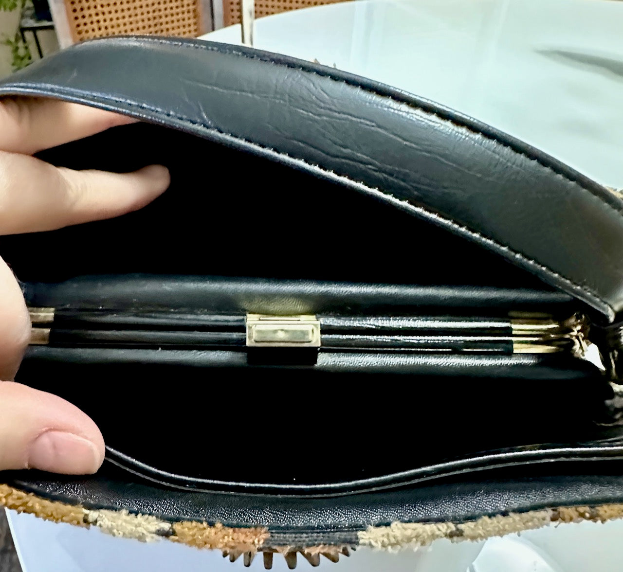 "Cog Me Later" Upcycled Vintage Purse
