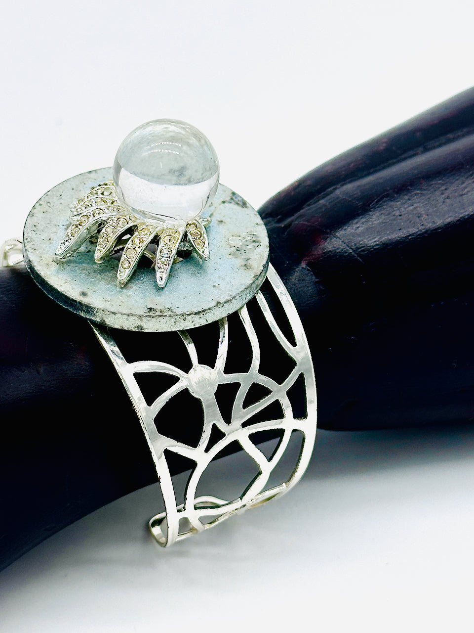 Glam Industrial Cuff Bracelet