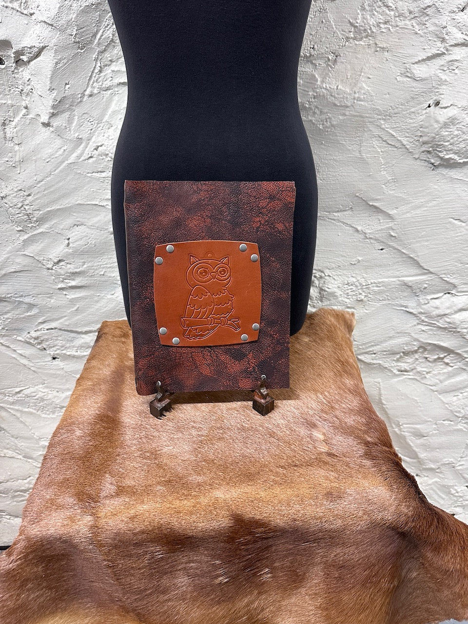"Hoot Hoot!" Owl Leather Journal