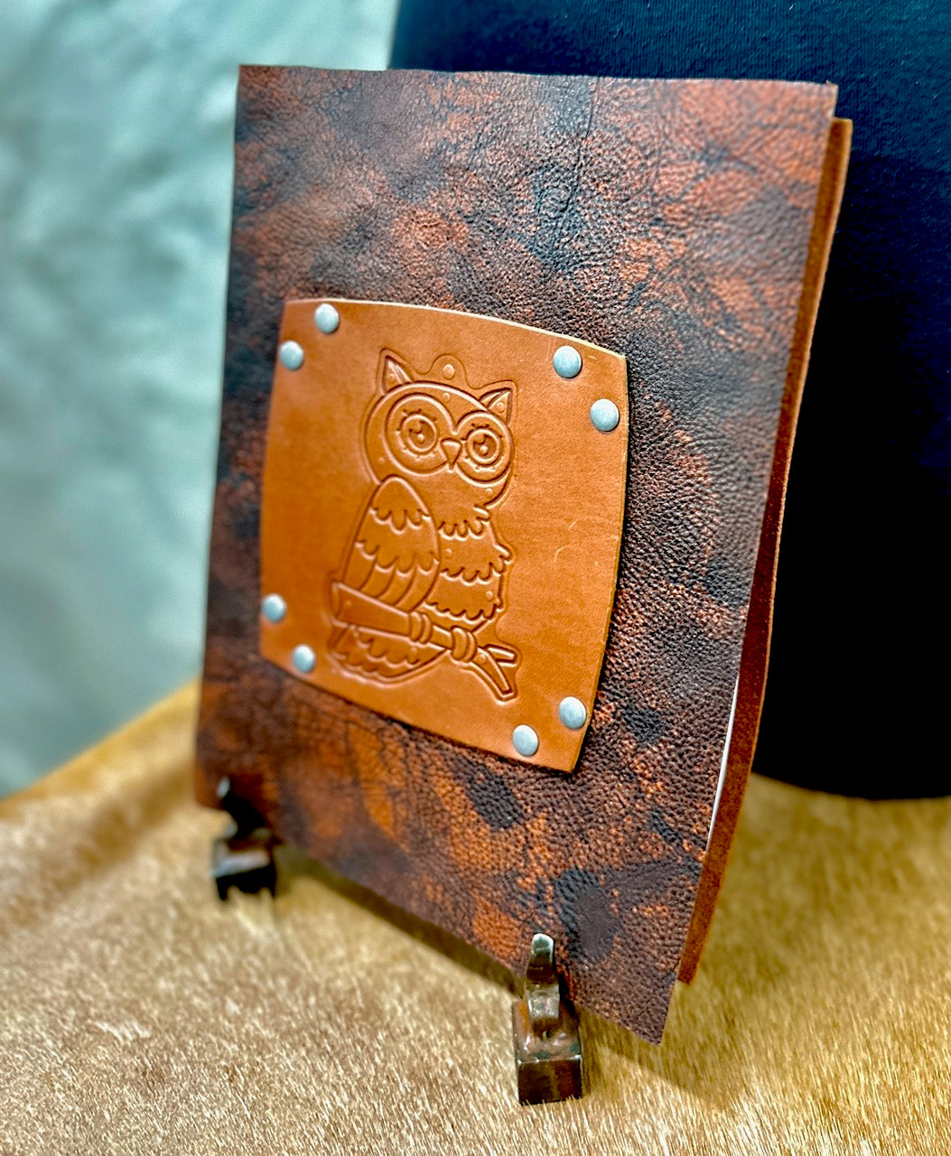 "Hoot Hoot!" Owl Leather Journal