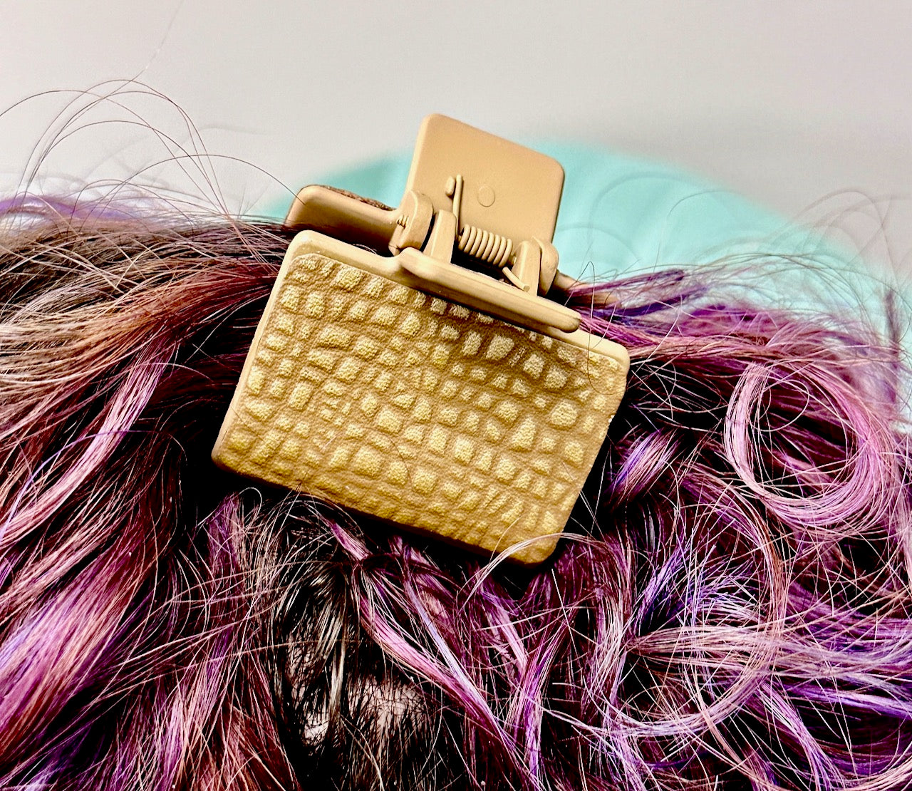 "Bronzed Beauty" Hair Clip and Earrings