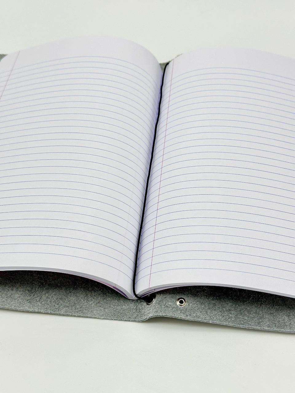 lined blank paper notebook insert for refillable leather journal